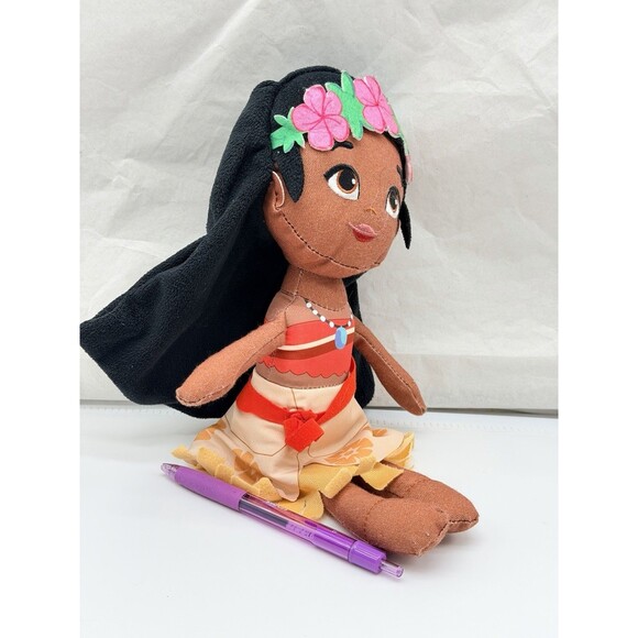 Disney Princess Moana Plush 12" Just Play Canvas Fabric Ragdoll Embroidered Face - Picture 6 of 11
